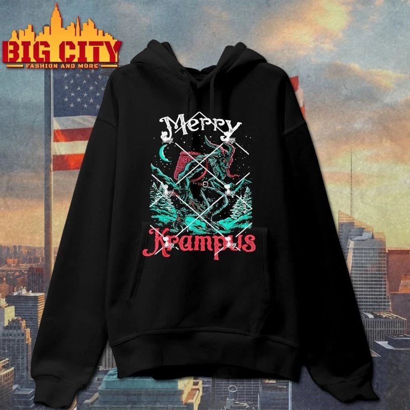Merry Christmas Krampus Festive Horror Xmas shirt