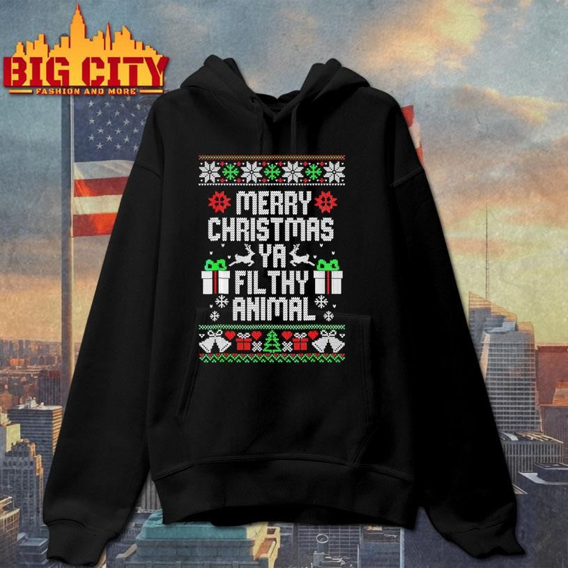 Merry Christmas Ya Filthy Animal Xmas Shirt