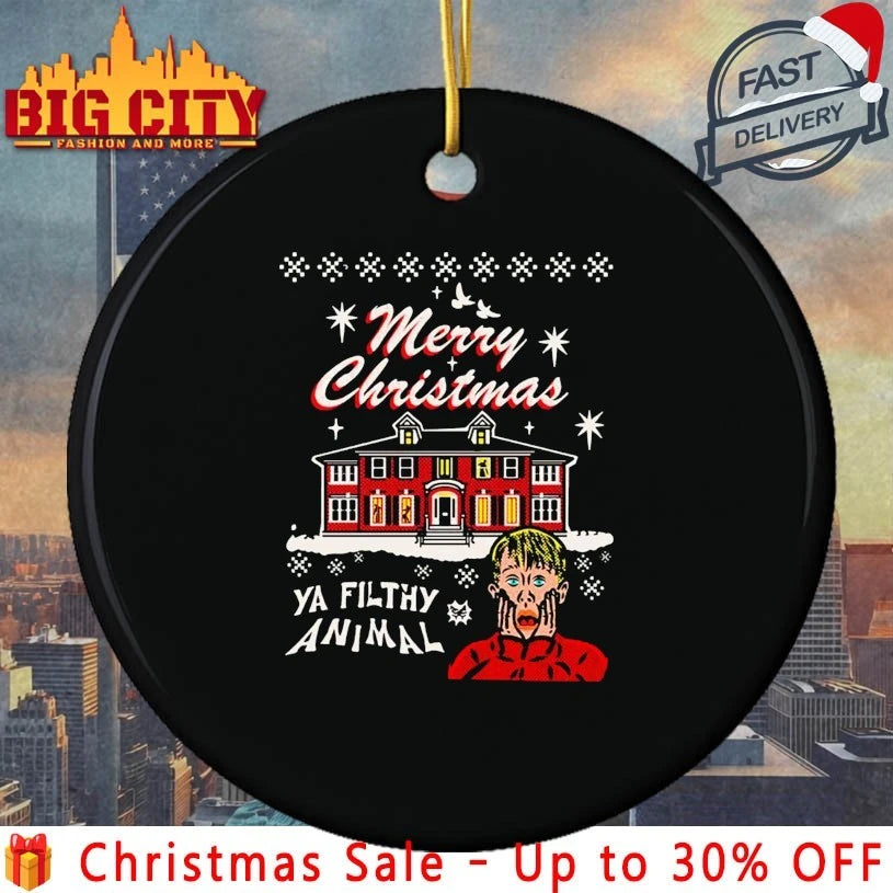 Merry Christmas Ya Filthy Animal ugly christmas shirt
