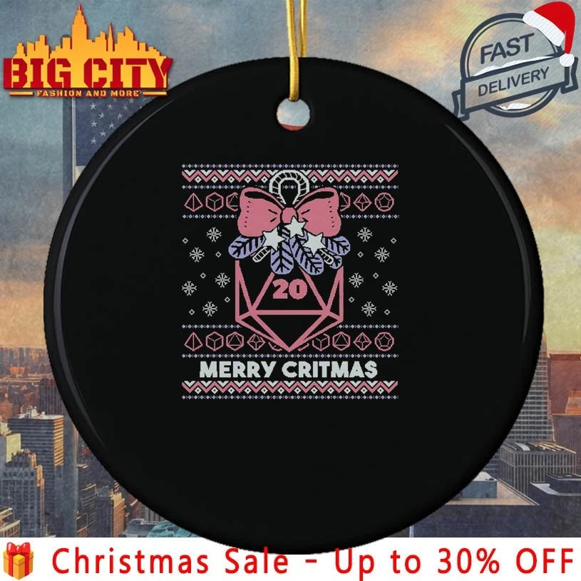 Merry Critmas 20 Ugly Christmas 2025 shirt