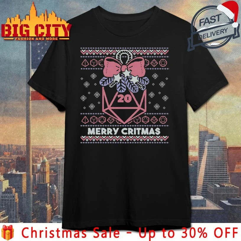Merry Critmas 20 Ugly Christmas 2025 shirt