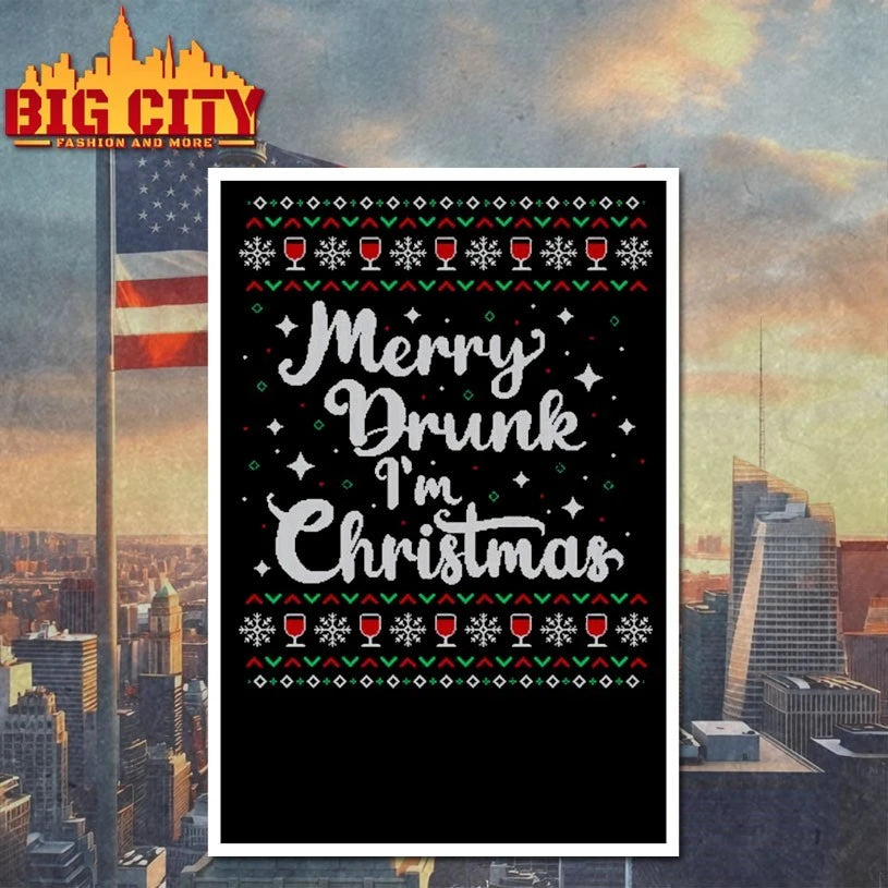 Merry Drunk I’m Christmas Ugly 2025 Shirt