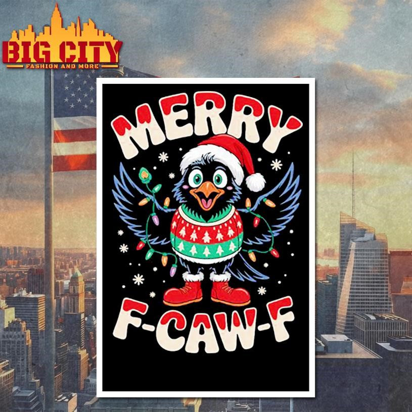 Merry F-Caw-F Christmas Shirt