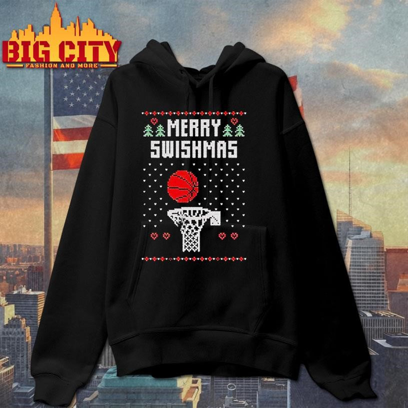 Merry Swishmas basketball Merry Christmas shirt
