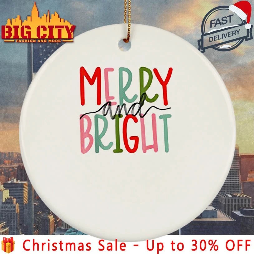 Merry and Bright Christmas 2025 shirt