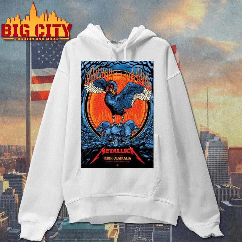 Metallica Burswood WA November 1 2025 Merch Poster Shirt