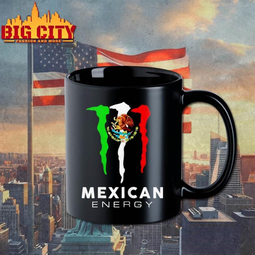 Mexico Flag Mexican Energy Drink Logo shirt
