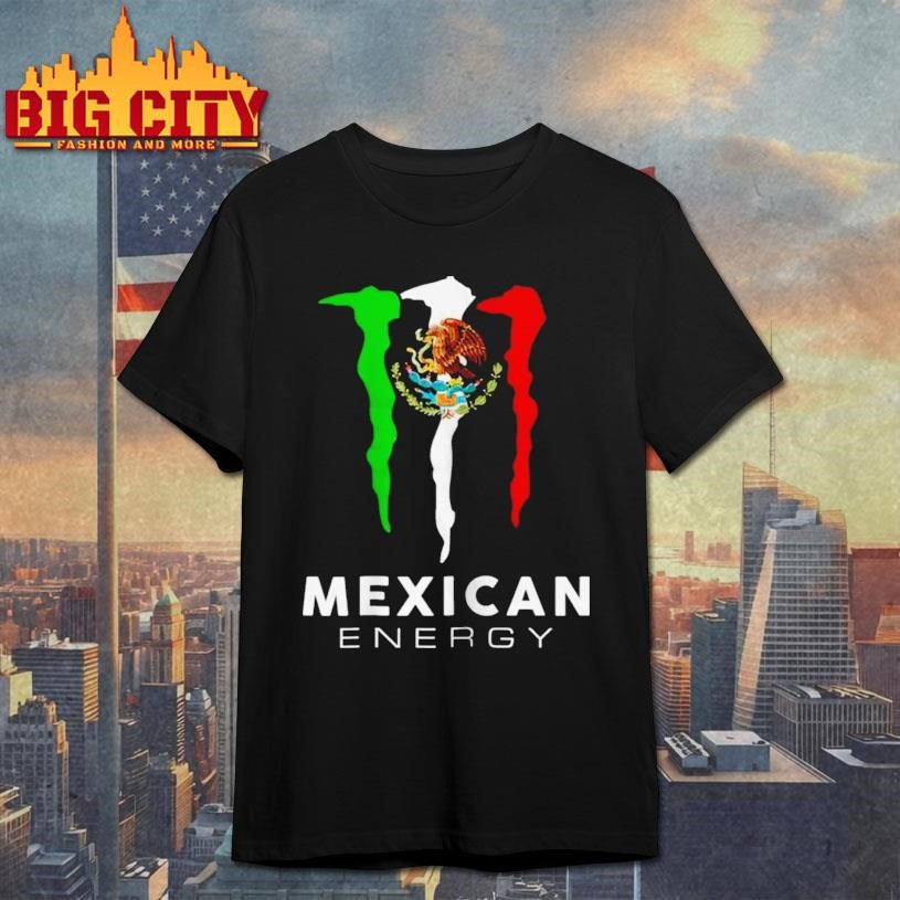 Mexico Flag Mexican Energy Drink Logo shirt