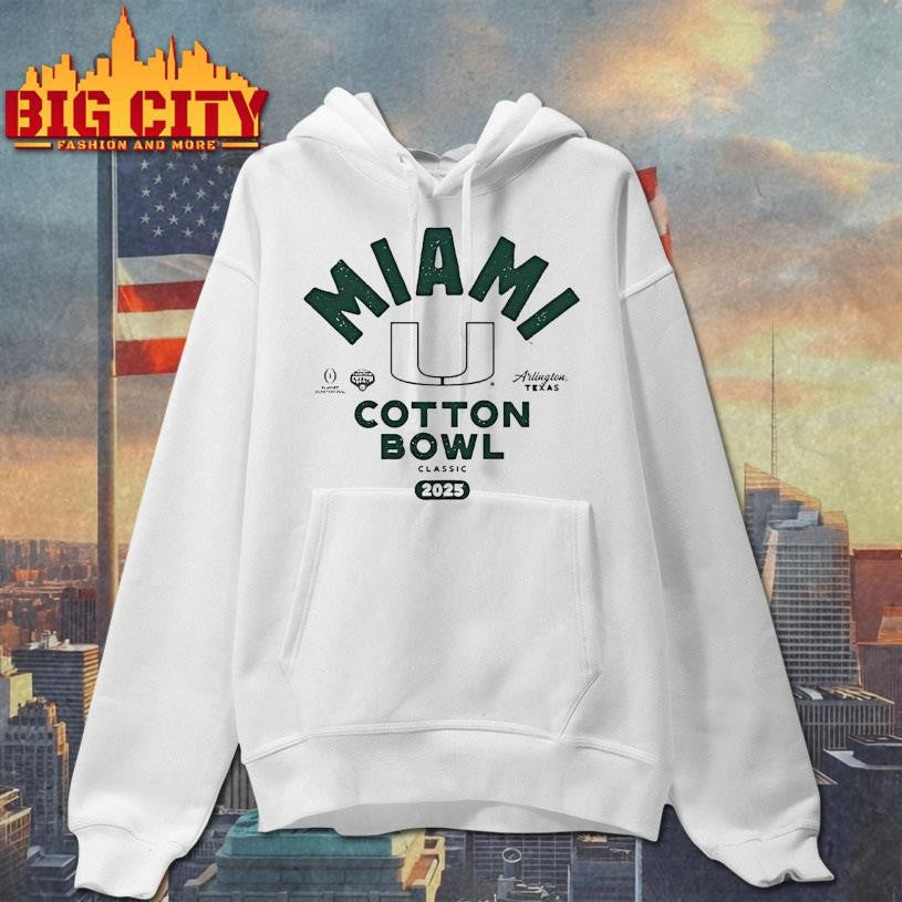 Miami College Football Playoff 2026 Cotton Bowl Shirt