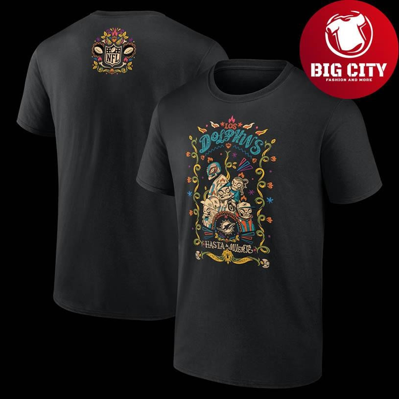 Miami Dolphins Aqua &amp; Orange “Hasta La Muerte” Shirt
