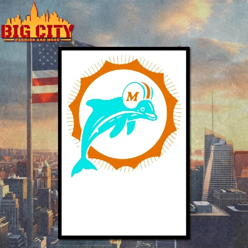Miami Dolphins Slub Logo shirts