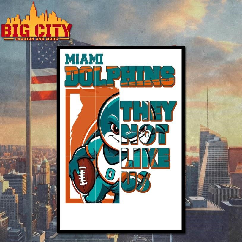 Miami Dolphins they not like us Shirt