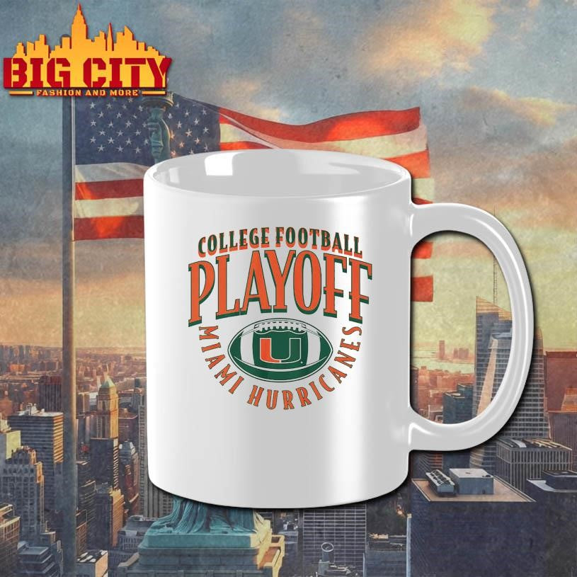 Miami Football 2025 CFP Curve Shirt