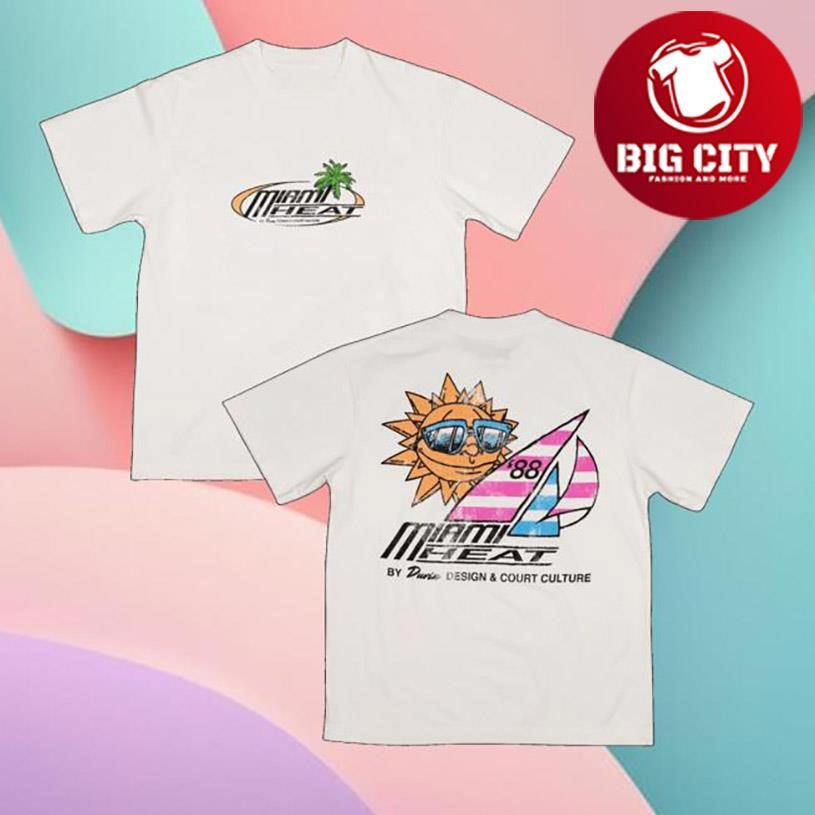 Miami Heat Court Culture X Duvin Sun Two Sided Shirt