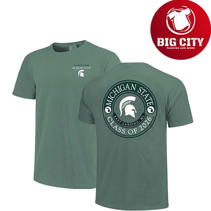 Michigan State Spartans Green Class of 2026 Shirt