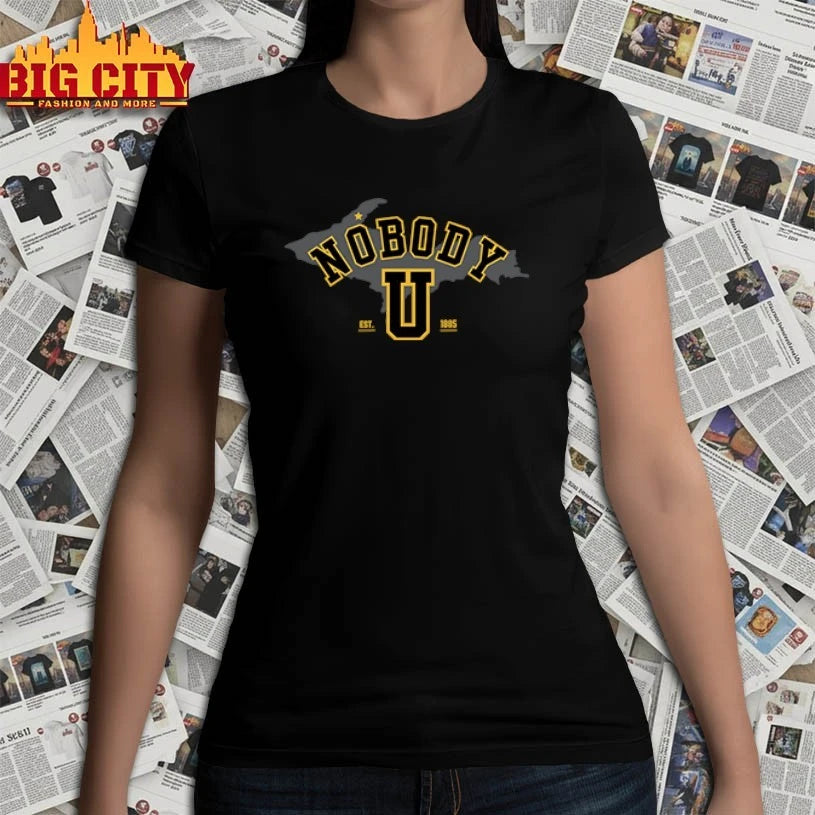 Michigan Tech Basketball Nobody U shirt