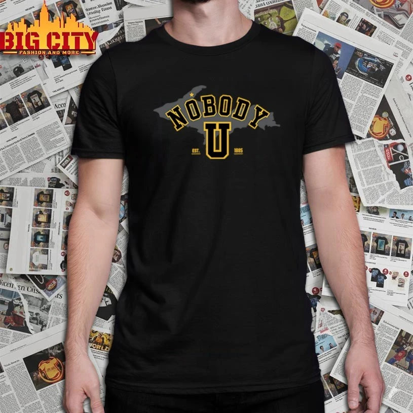 Michigan Tech Basketball Nobody U shirt