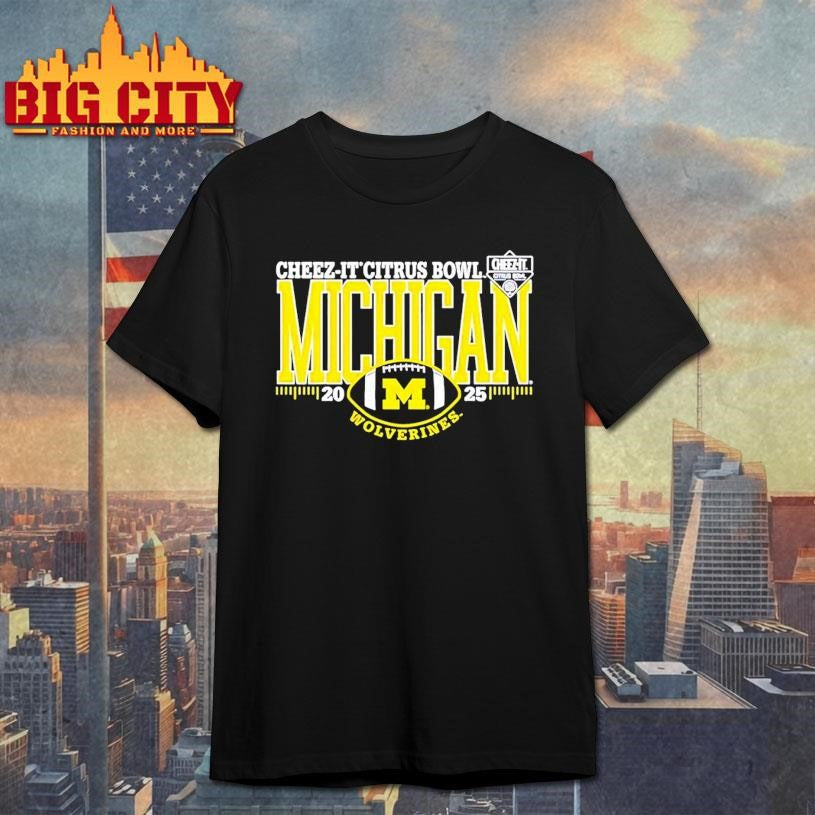 Michigan Wolverines 2025 Cheez-It Citrus Bowl Shirt