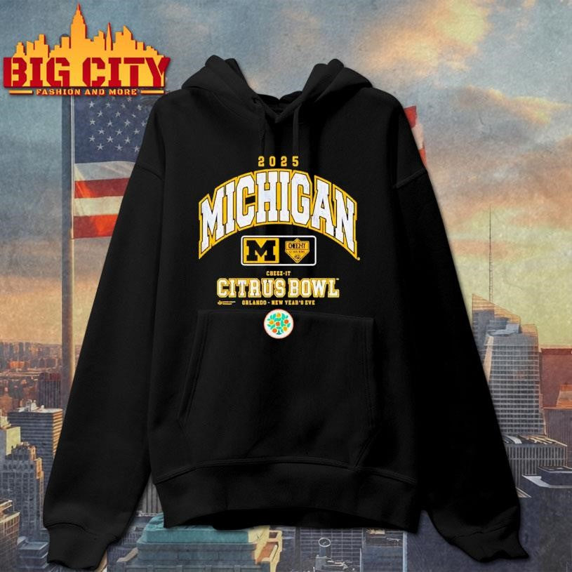 Michigan Wolverines Cheez-It Citrus Bowl 2025 Shirt