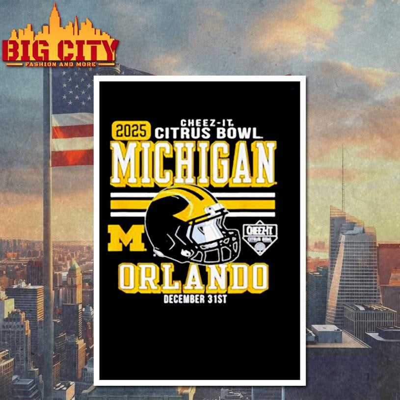 Michigan Wolverines Cheez-It Citrus Bowl Michigan 2025 shirt