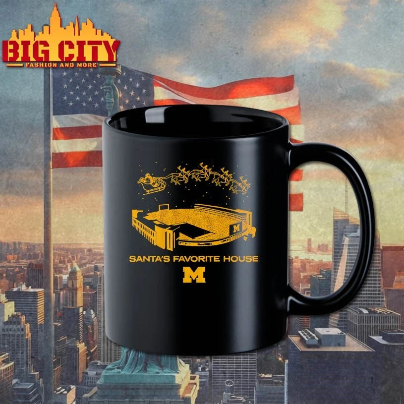 Michigan Wolverines Santa’s Favorite House shirt