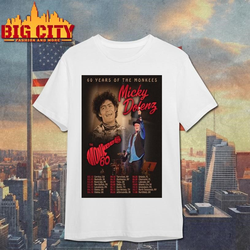 Micky Dolenz New Tour 2026 Poster Shirt
