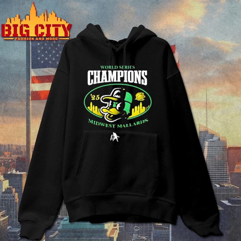 Midwest Mallards 2025 World Series Champions Circle Shirt