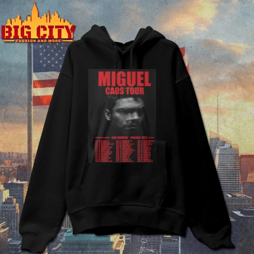 Miguel CAOS Tour 2026 shirt