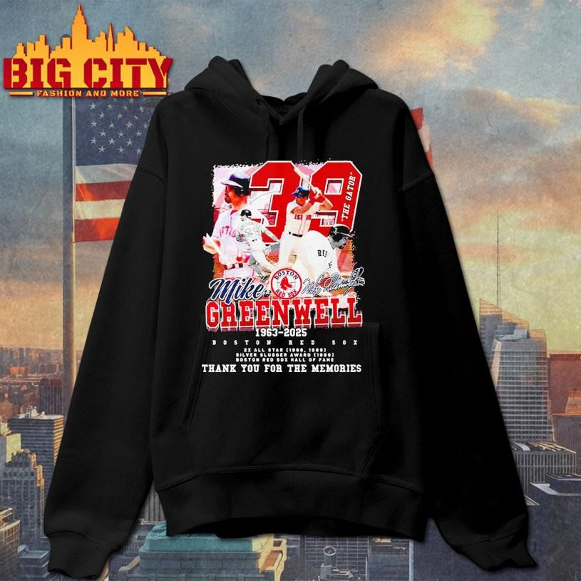 Mike Greenwell Boston Red Sox Legends 2025 New Shirt