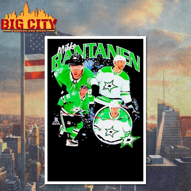 Mikko Rantanen Dallas Stars Nhl Player Collage Shirt