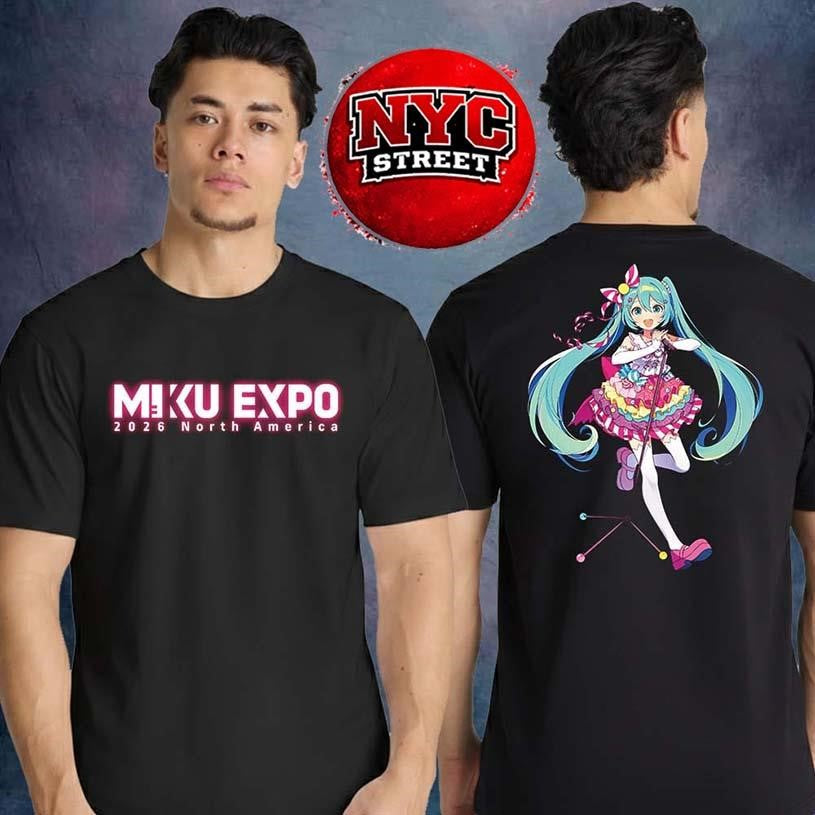 Miku Expo 2026 North America Tour Two Sided Shirt
