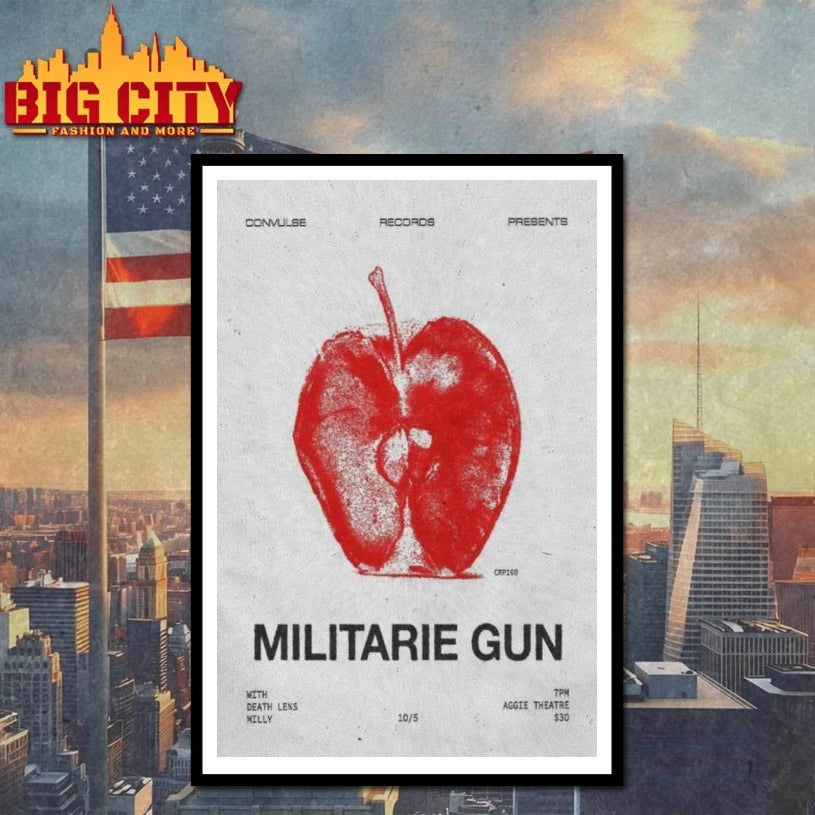 Militarie Gun Fall Tour 2025 Fort Collins, CO Poster shirt