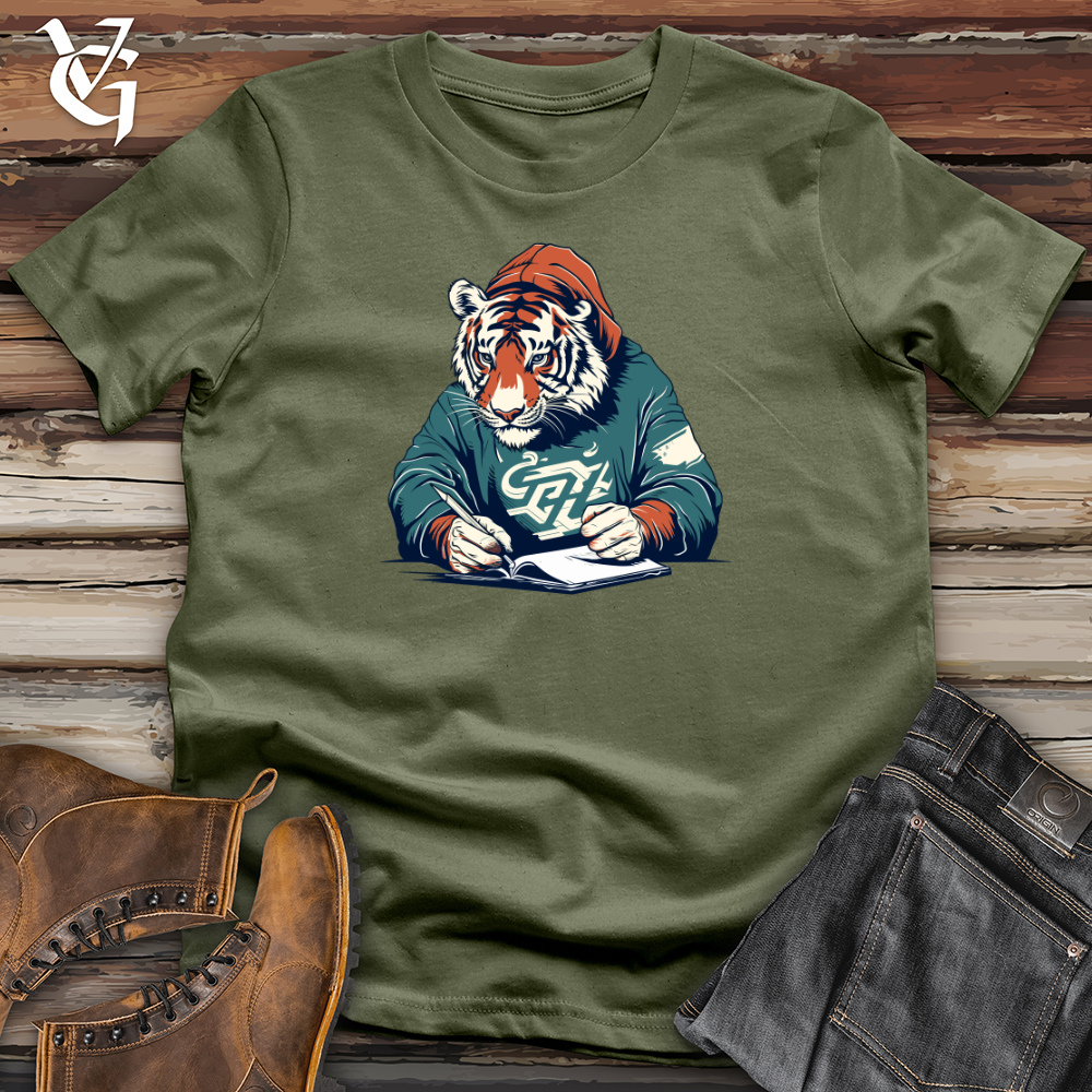 Retro Scribbling Tiger Softstyle Tee