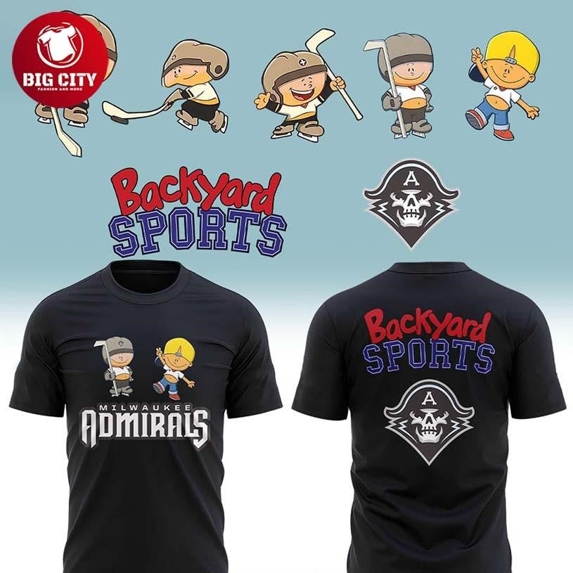 Milwaukee Admirals Backyard Sports Night 2026 Celebrate Two Sided Shirt