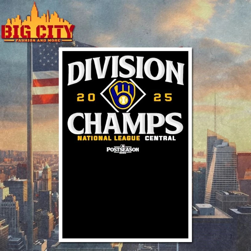 Milwaukee Brewers Division Champs 2025 NL Central Champions shirts