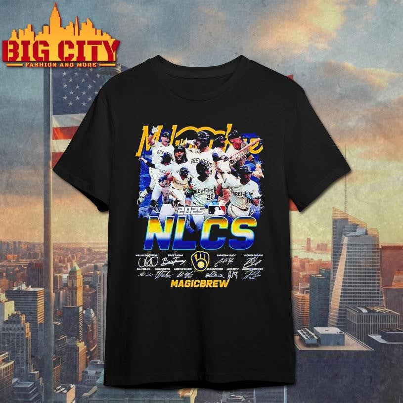 Milwaukee Brewers Nlcs Magicbrew 2025 New Shirt