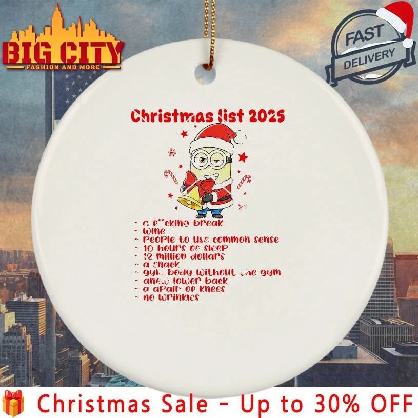Minion Christmas Lits 2025 shirt