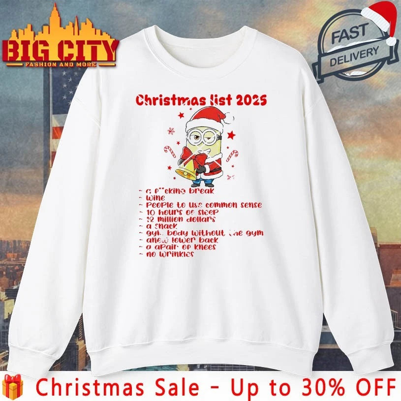 Minion Christmas Lits 2025 shirt