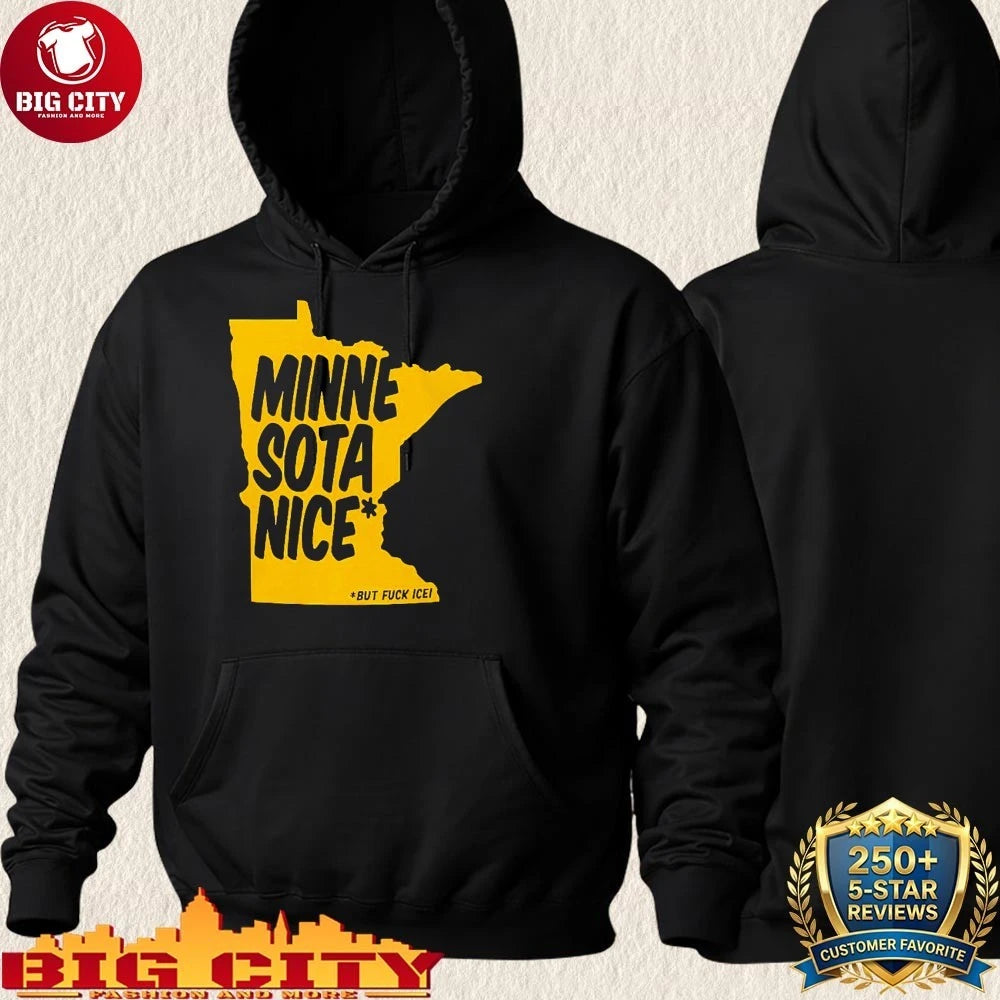 Minnesota Map Nicebut fuck ice shirt