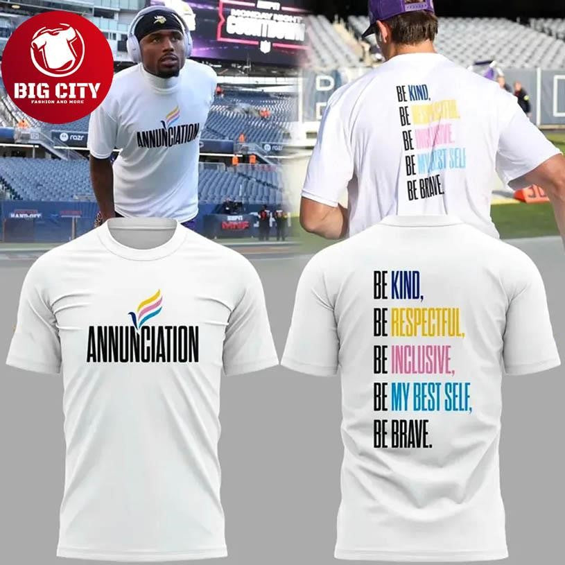Minnesota Vikings ANNUNCIATION Special Two Sided Shirt