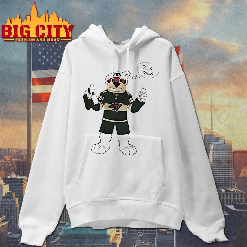 Minnesota Wild Nordy Mascot Pew Pew Shirt