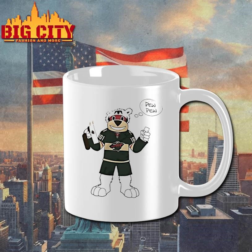 Minnesota Wild Nordy Mascot Pew Pew Shirt