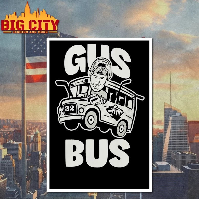 Minnesota Wild hockey Gus bus Filip Gustavsson 32 shirt