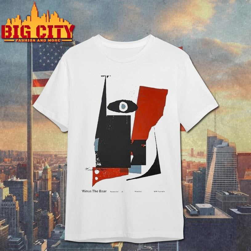 Minus The Bear Nov 26 2025 Seattle Tour Shirt