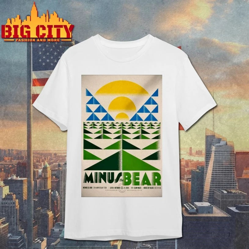 Minus The Bear Oct 25 2025 Show Boston MA Poster shirt