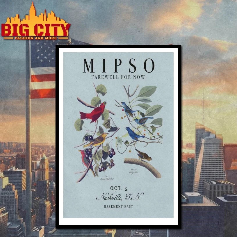 Mipso The Basement East In Nashville TN Oct 5 2025 Poster shirt
