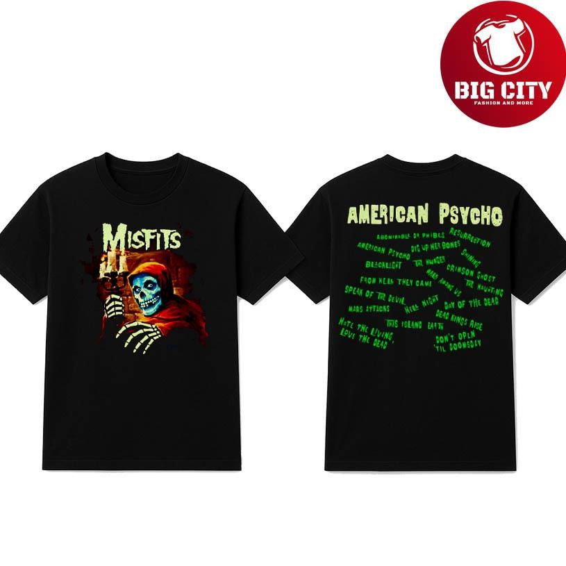 Misfits Merch Tee American Psycho Two Sided Shirt