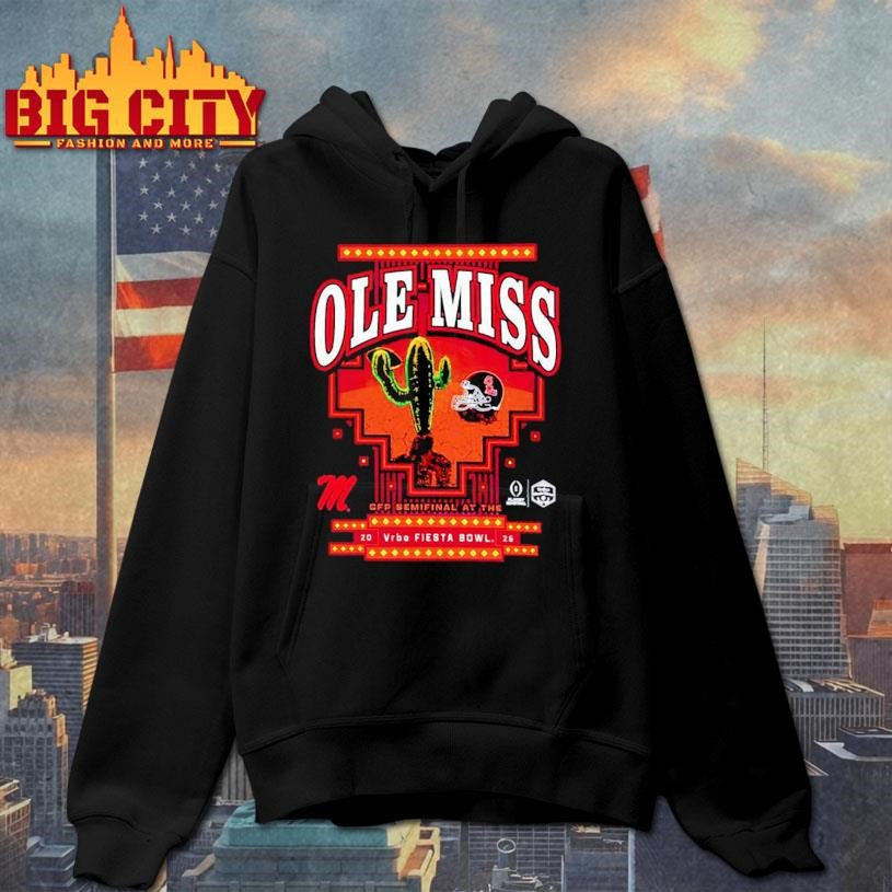 Mississippi Rebels Fiesta Bowl 2026 Shirt
