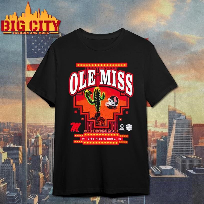 Mississippi Rebels Fiesta Bowl 2026 Shirt