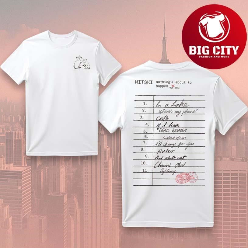 Mitski Library Stamp 2026 Two Sided Shirt